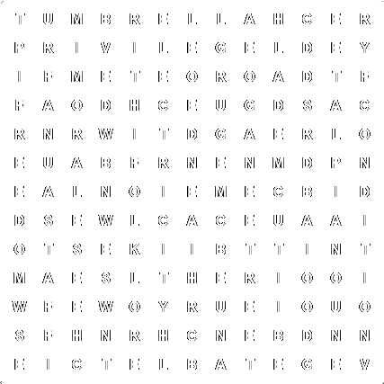 Word search puzzles